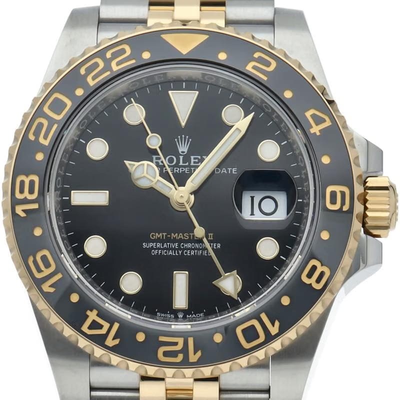 Rolex | GMT-Master II | 126713GRNR | Steel | 40 mm | Yellow gold | Black | Automatic