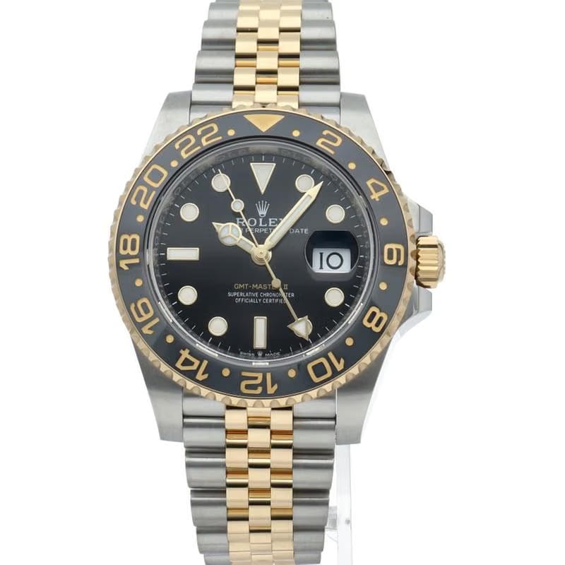 Rolex | GMT-Master II | 126713GRNR | Steel | 40 mm | Yellow gold | Black | Automatic