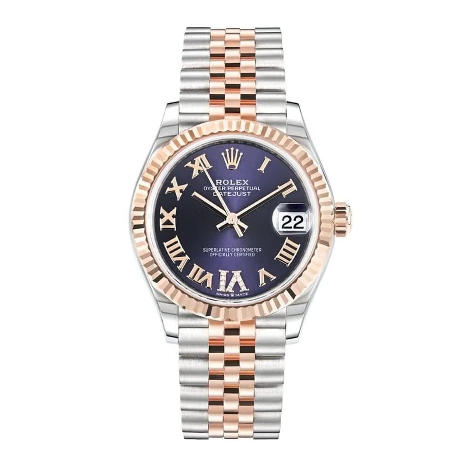 Rolex | Datejust | 278271 | Gold/Steel | 31 mm | Gold/Steel | Purple | Automatic