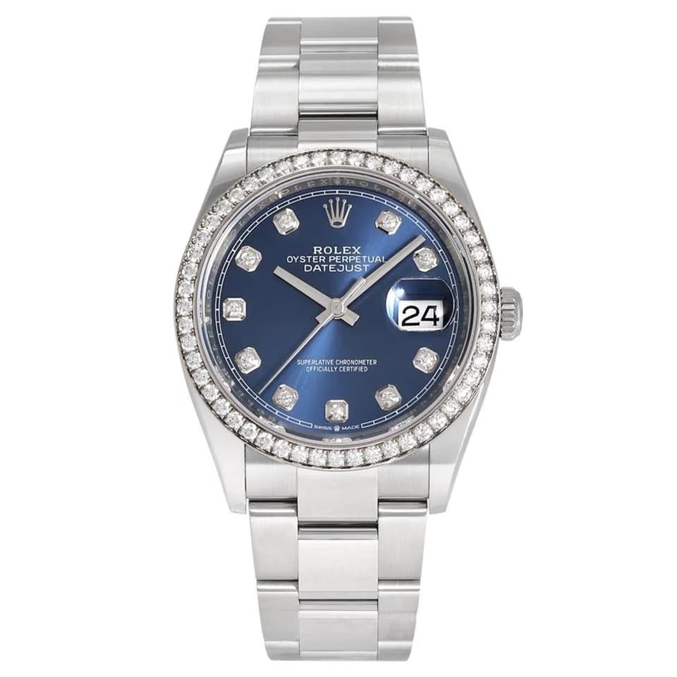 Rolex | Datejust | 126284RBR | Gold/Steel | 36 mm | Blue | Automatic