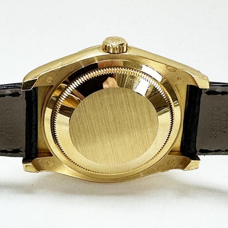 Rolex | Datejust | 116188 | Yellow gold | 36 mm | Leather | Silver | Automatic