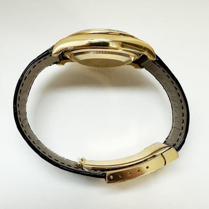 Rolex | Datejust | 116188 | Yellow gold | 36 mm | Leather | Silver | Automatic