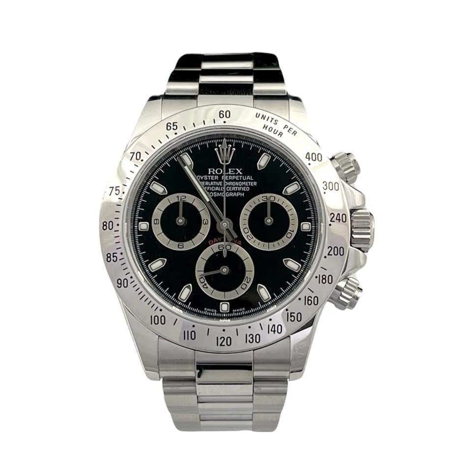 Rolex | Daytona | 116520 | Steel | 40 mm | Steel | Black | Automatic