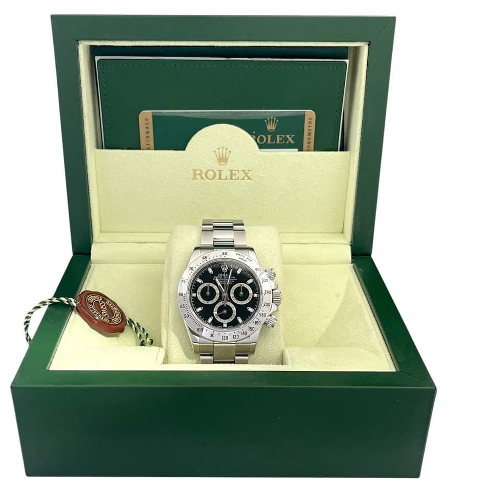 Rolex | Daytona | 116520 | Steel | 40 mm | Steel | Black | Automatic