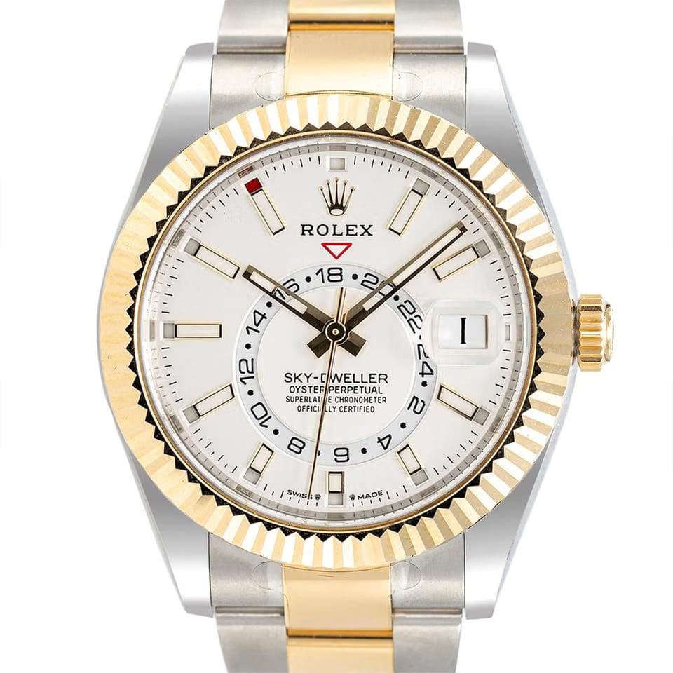 Rolex | Sky-Dweller | 336933 | Steel | 42 mm | Gold/Steel | Silver | Automatic