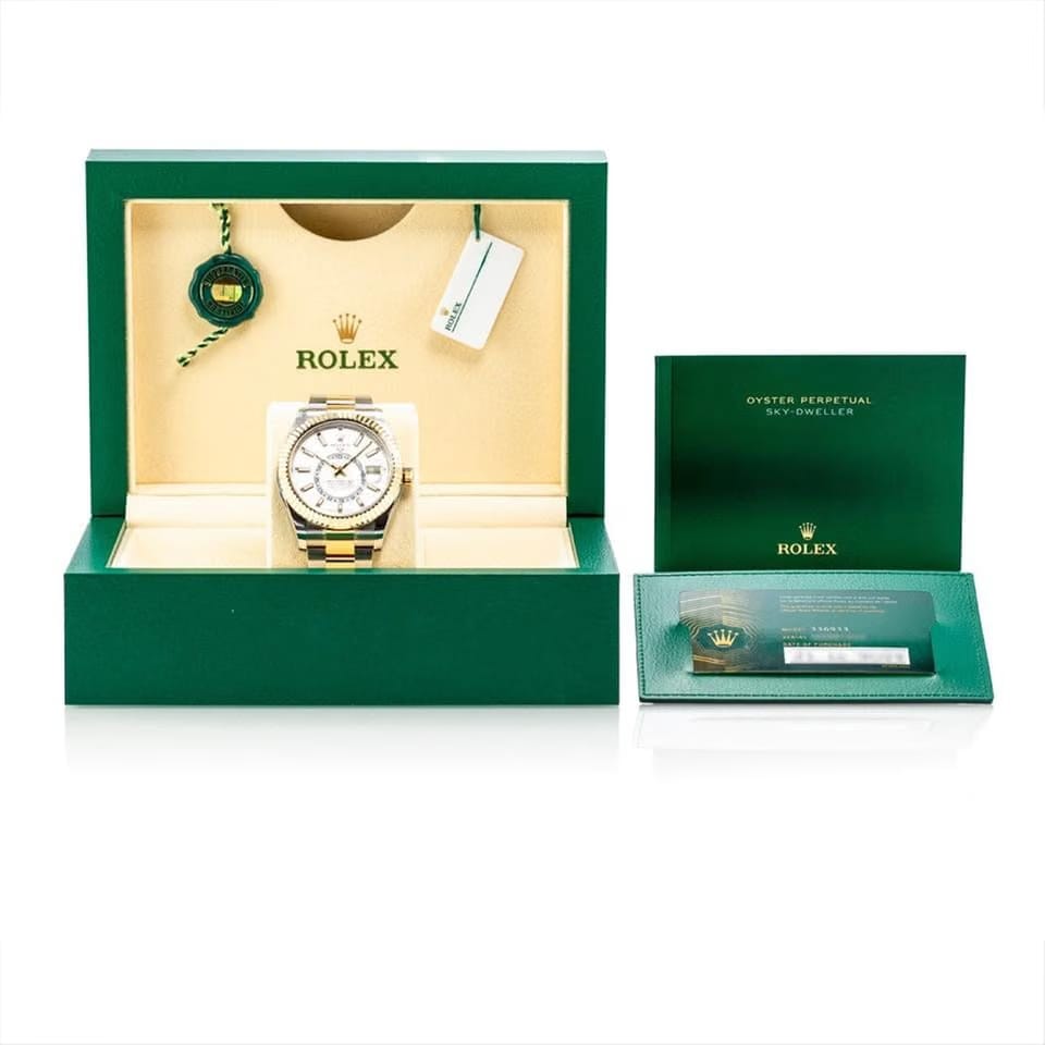 Rolex | Sky-Dweller | 336933 | Steel | 42 mm | Gold/Steel | Silver | Automatic
