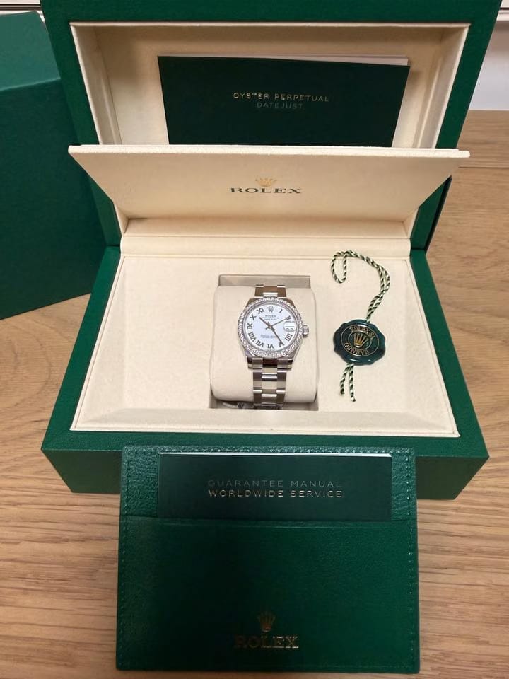 Rolex | Datejust | 278384RBR | Steel | 31 mm | Steel | White | Automatic