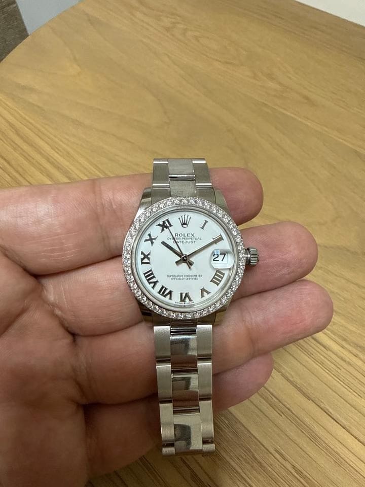 Rolex | Datejust | 278384RBR | Steel | 31 mm | Steel | White | Automatic