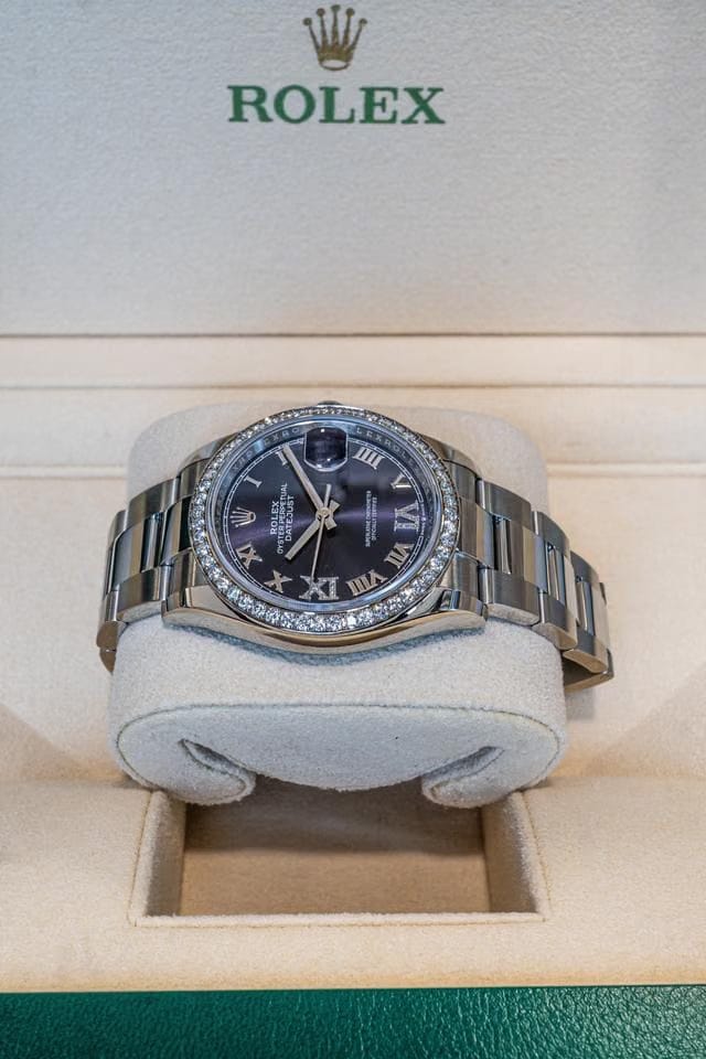 Rolex | Datejust | 126284RBR | Gold/Steel | 36 mm | Steel | Purple | Automatic
