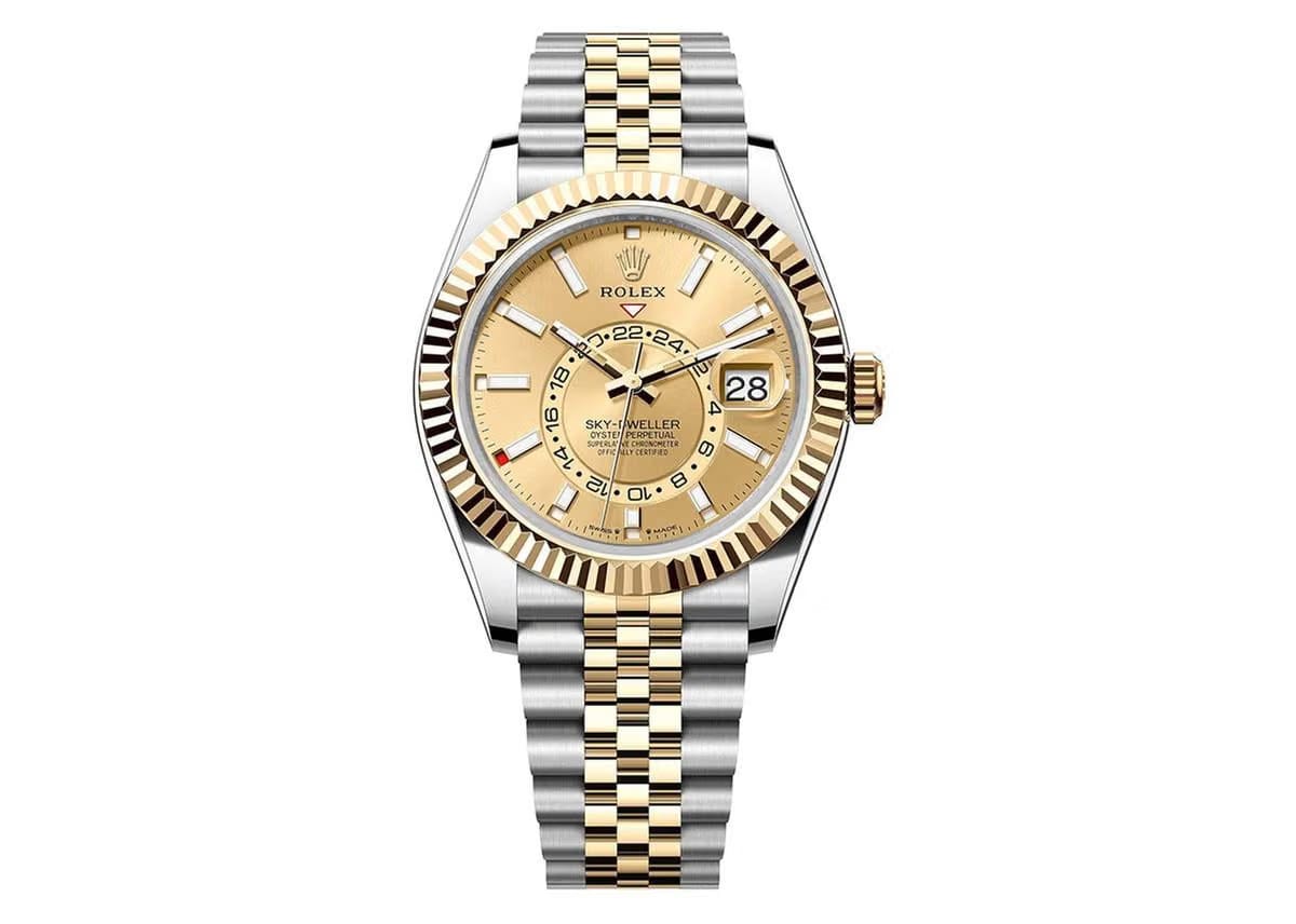 Rolex | Sky-Dweller | M326933-0002 | Gold/Steel | 42 mm | Gold/Steel | Champagne | Automatic