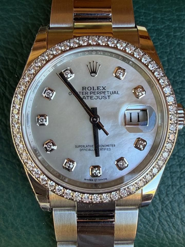 Rolex | Datejust | 126284RBR | Steel | 36 mm | Steel | Mother of pearl | Automatic