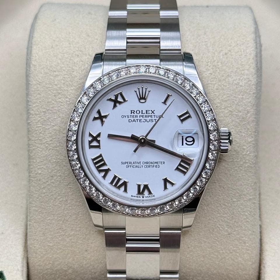 Rolex | Datejust | 278384RBR | Steel | 31 x 37 mm | Steel | White | Automatic