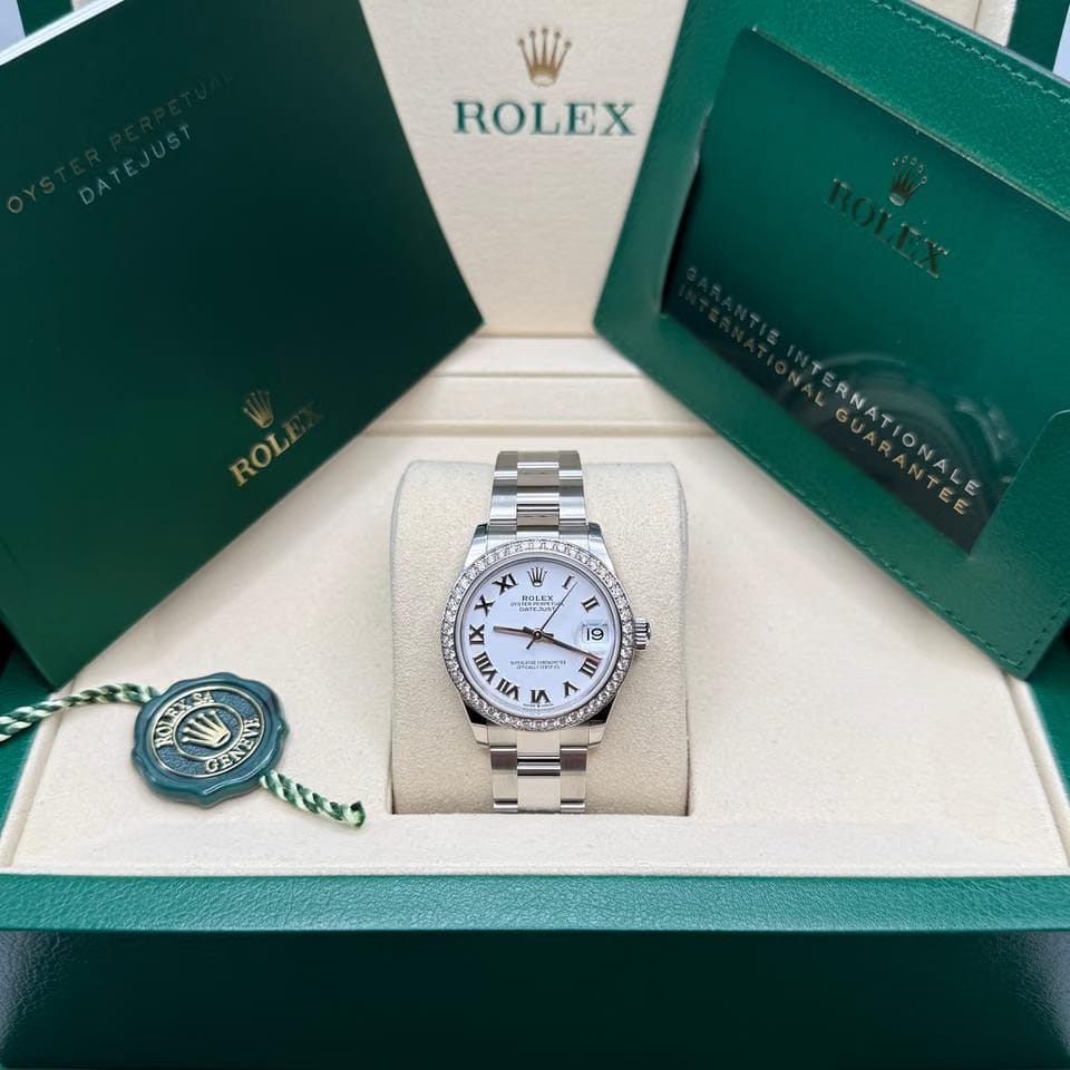 Rolex | Datejust | 278384RBR | Steel | 31 x 37 mm | Steel | White | Automatic