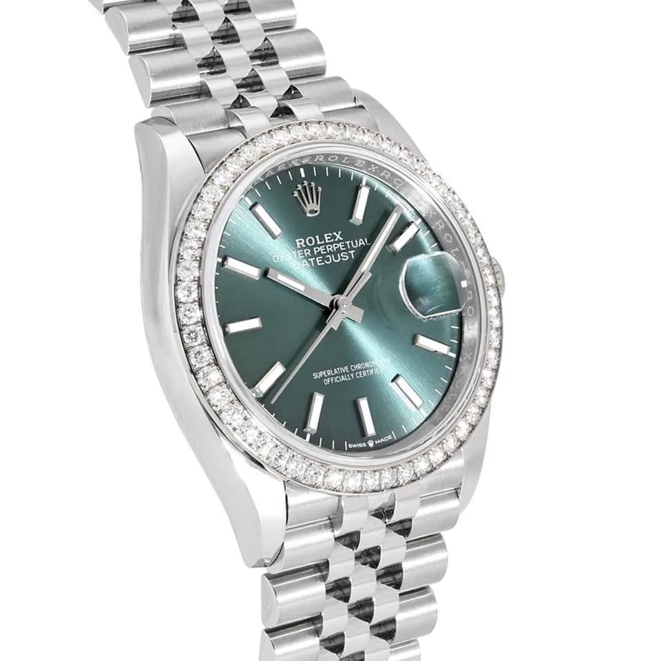 Rolex | Datejust | 126284rbr | Gold/Steel | 36 Mm | Green | Automatic
