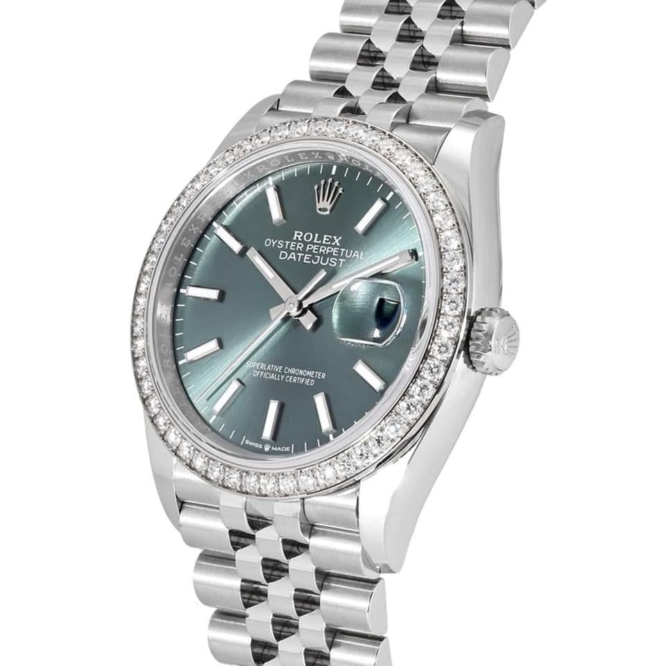 Rolex | Datejust | 126284rbr | Gold/Steel | 36 Mm | Green | Automatic