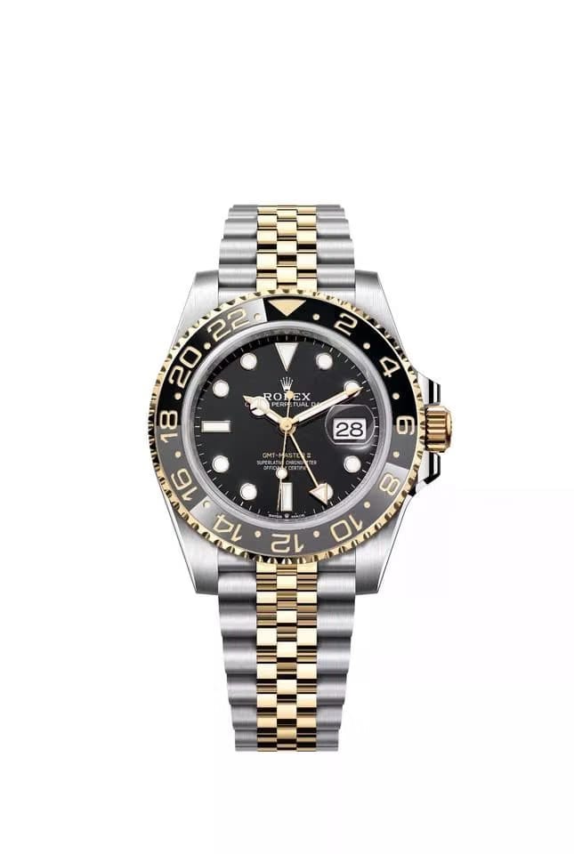 Rolex | GMT-Master II | Rolex GMT Master II 126713GRNR | Gold/Steel | 40 mm | Gold/Steel | Black | Automatic