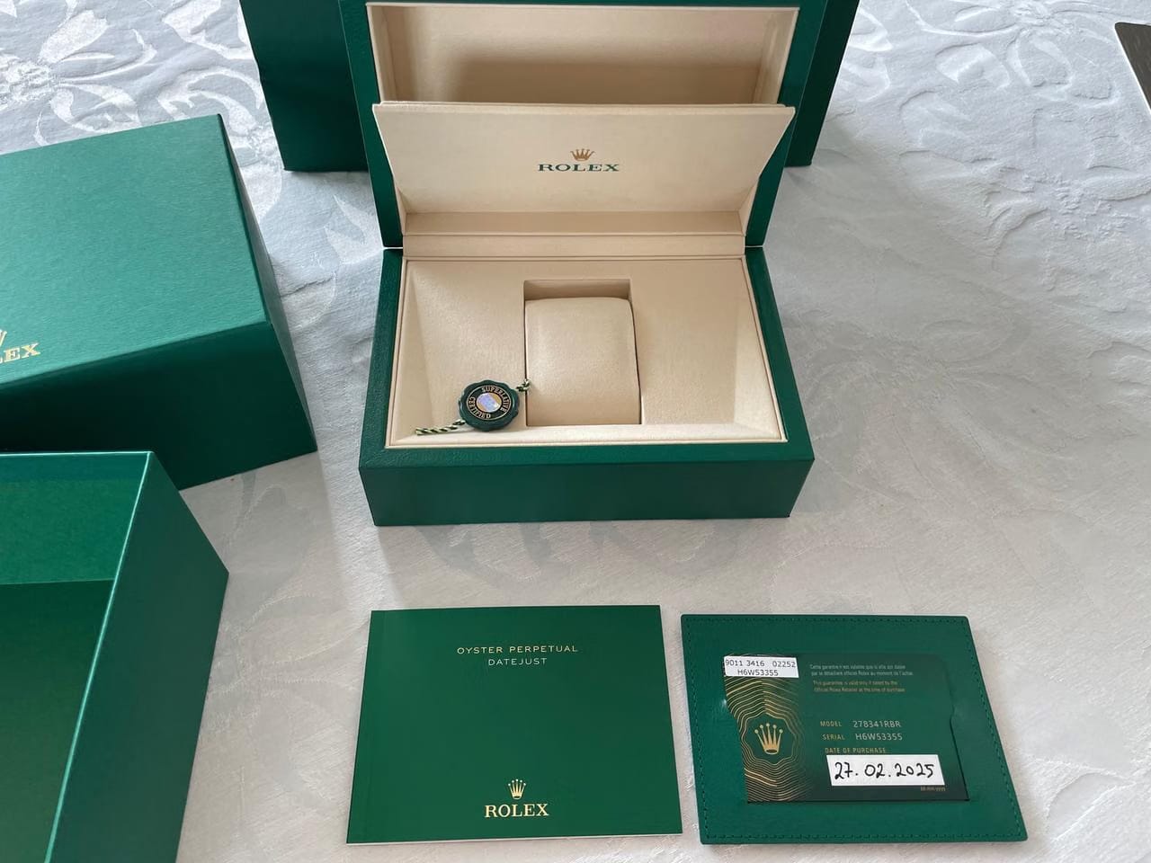 Rolex | Datejust | 278341RBR | 31 mm | Gold/Steel | Silver | Automatic