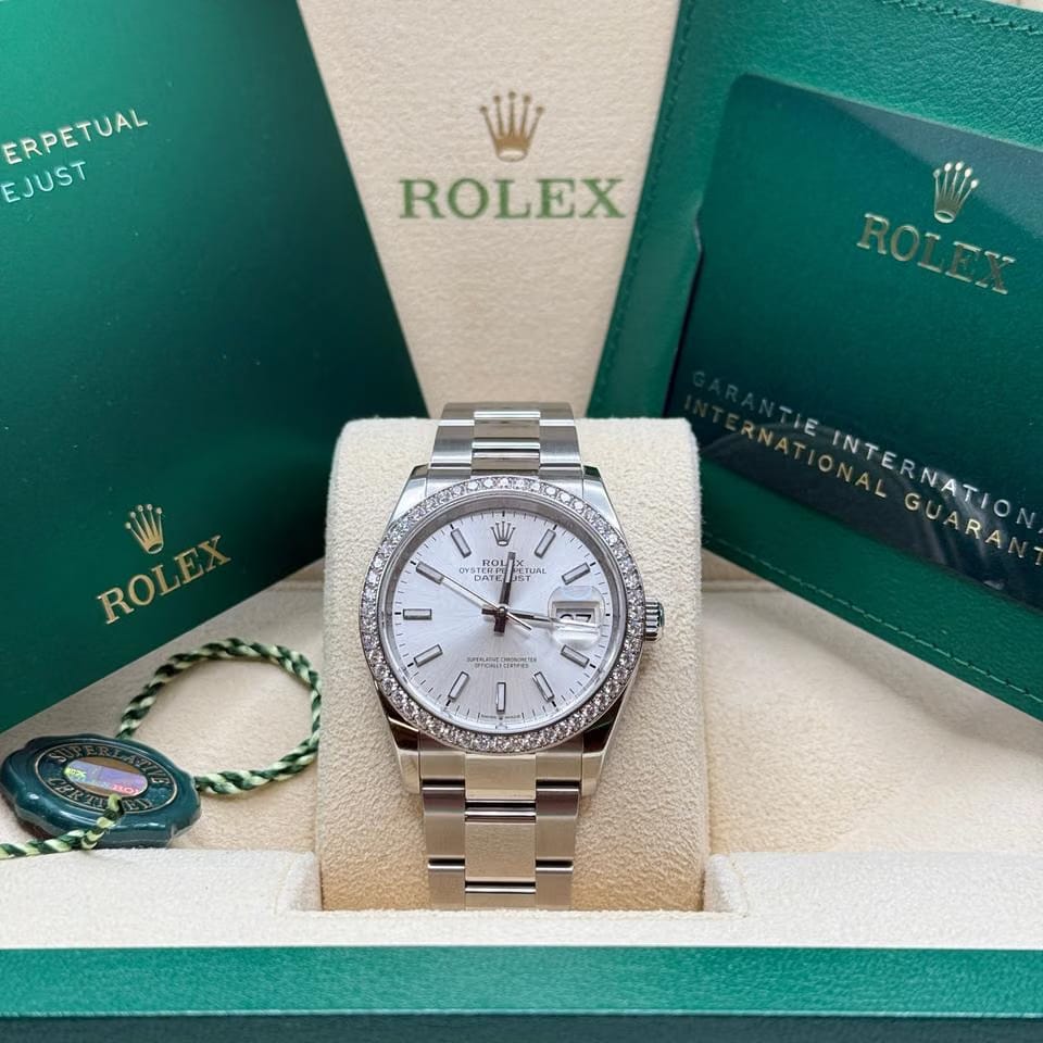 Rolex | Datejust | 126284RBR | Steel | 36 mm | Steel | Silver | Automatic