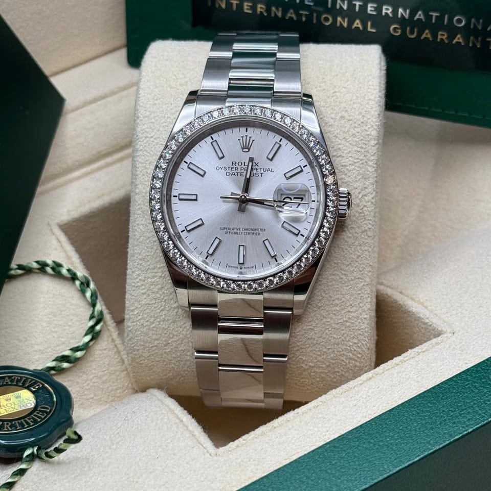 Rolex | Datejust | 126284RBR | Steel | 36 mm | Steel | Silver | Automatic