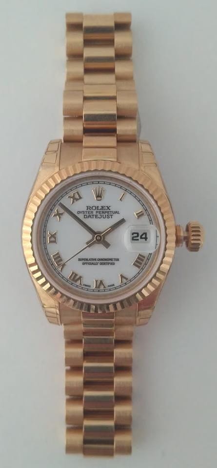 Rolex | Datejust | 179178 | Yellow gold | 26 mm | Yellow gold | White | Automatic