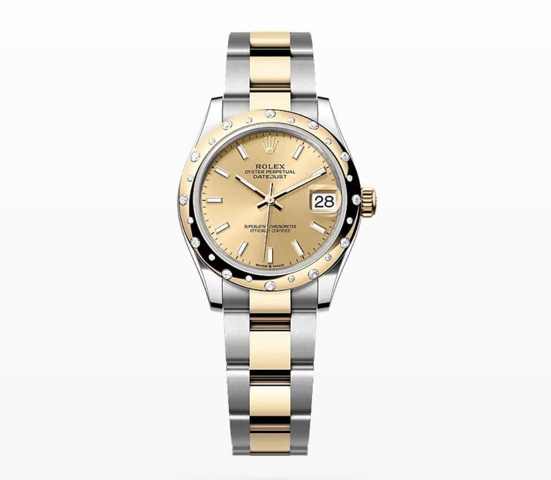 Rolex | Datejust | 278343RBR | Gold/Steel | 31 mm | Gold/Steel | Champagne | Automatic