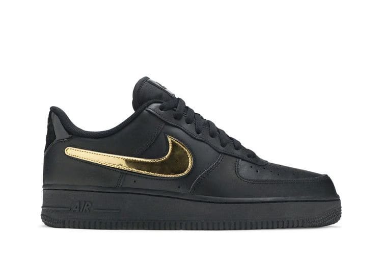 Air Force 1 Low '07 LV8 Removable Swoosh - Black Gold