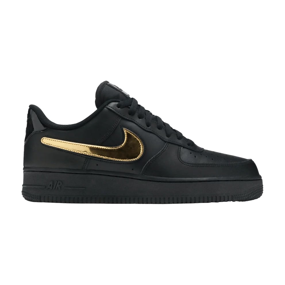 Air Force 1 Low '07 LV8 Removable Swoosh - Black Gold