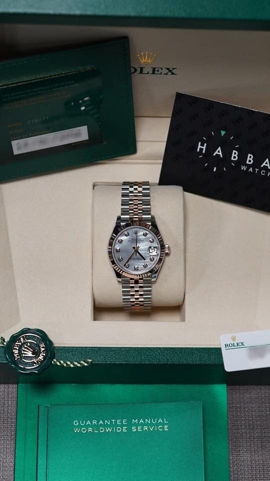 Rolex | Datejust | 278271 | Steel | 31 x 37 mm | Gold/Steel | Mother of pearl | Automatic