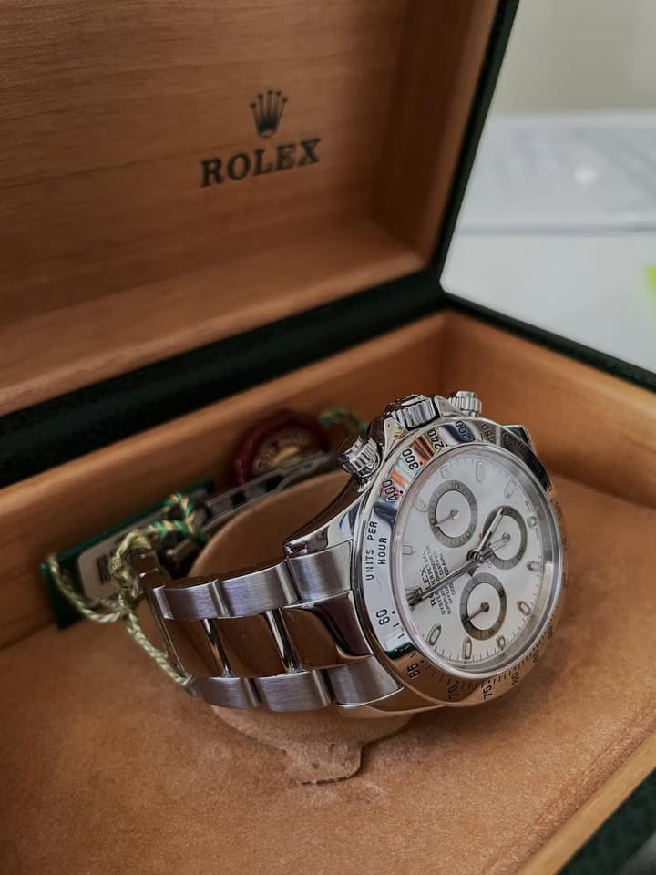 Rolex | Daytona | 116520 | Steel | 40 mm | Steel | White | Automatic