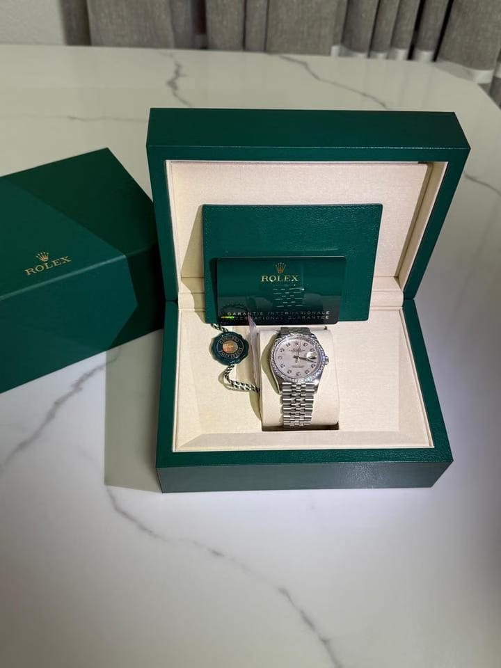Rolex | Datejust | 126284RBR | White gold | 36 mm | White gold | Mother of pearl | Automatic