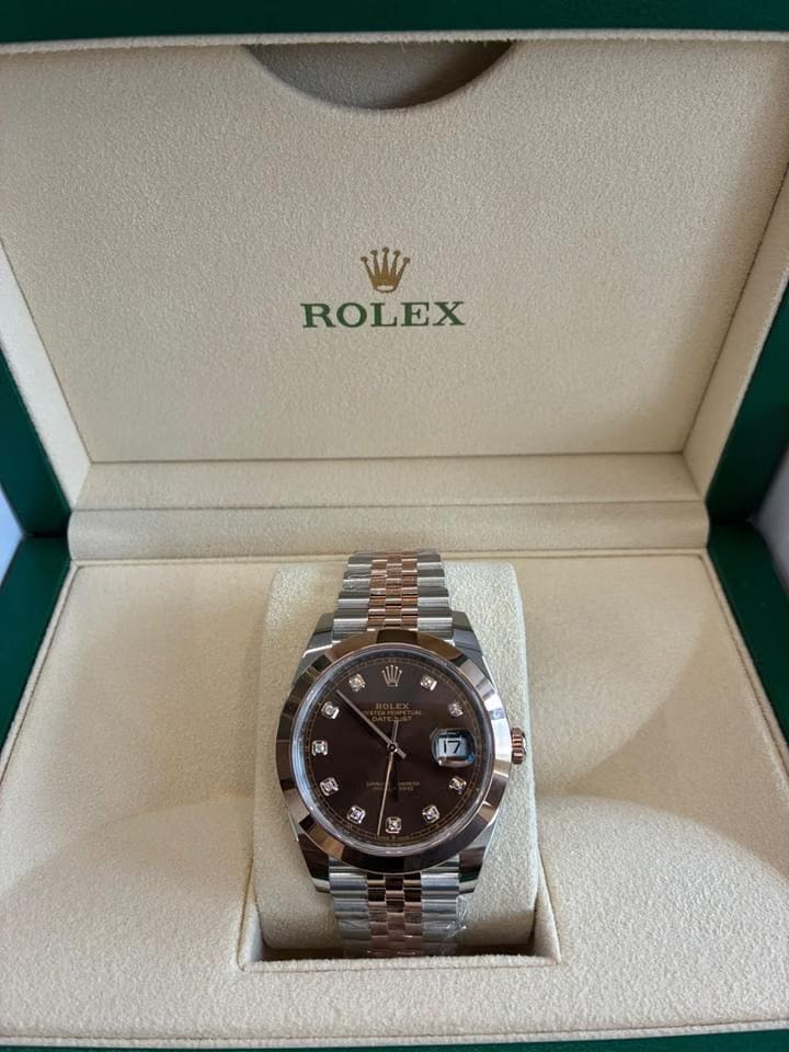 Rolex | Datejust | 126301 | Gold/Steel | Gold/Steel | Brown | Automatic
