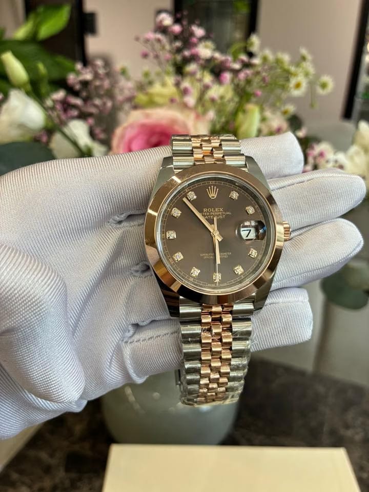 Rolex | Datejust | 126301 | Gold/Steel | Gold/Steel | Brown | Automatic