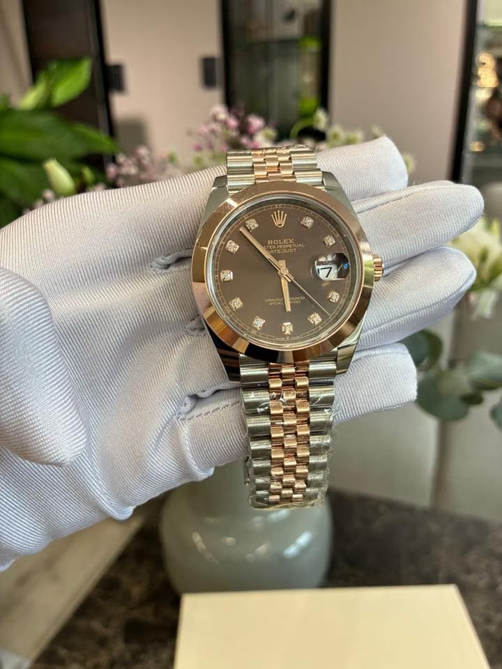 Rolex | Datejust | 126301 | Gold/Steel | Gold/Steel | Brown | Automatic