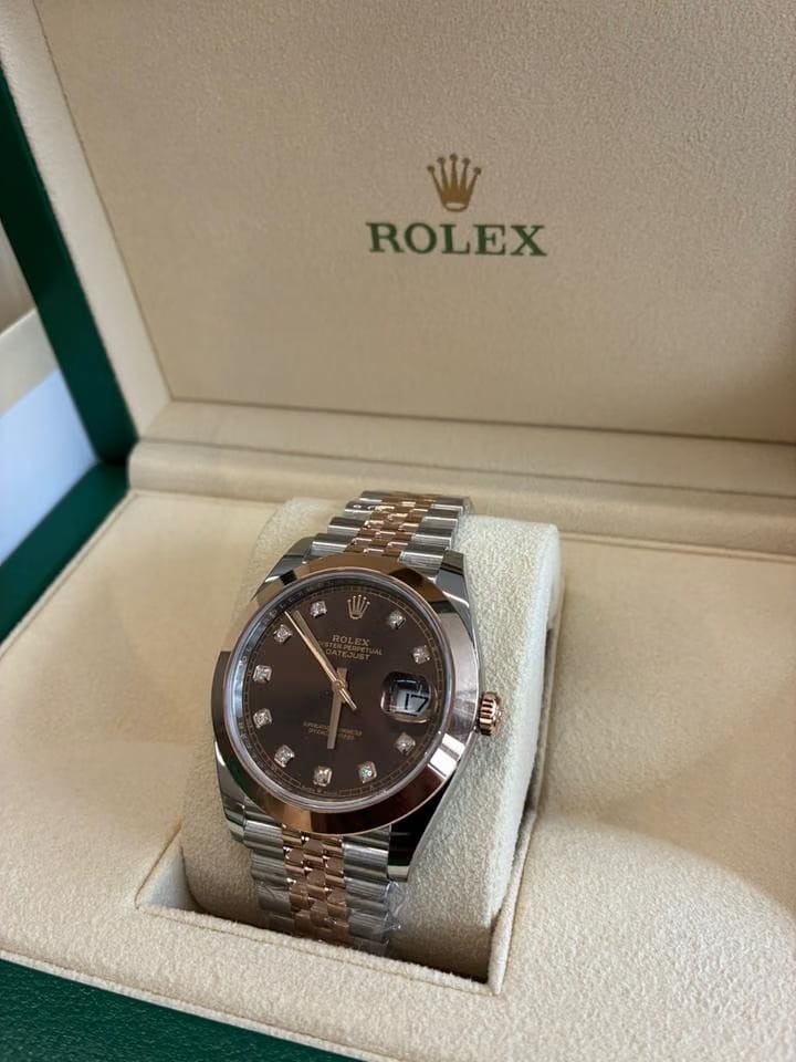 Rolex | Datejust | 126301 | Gold/Steel | Gold/Steel | Brown | Automatic