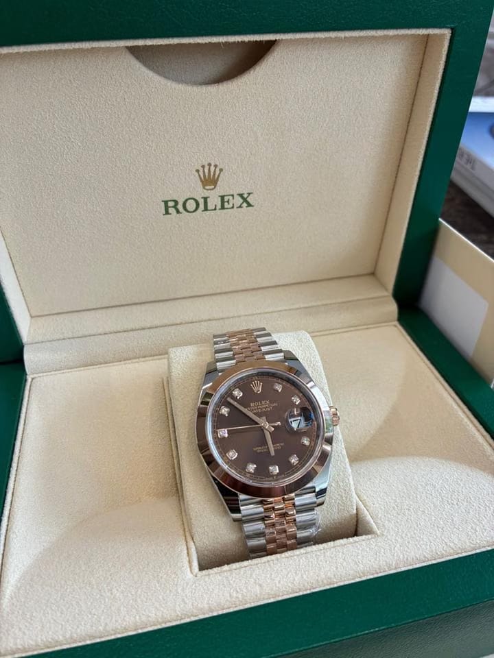 Rolex | Datejust | 126301 | Gold/Steel | Gold/Steel | Brown | Automatic
