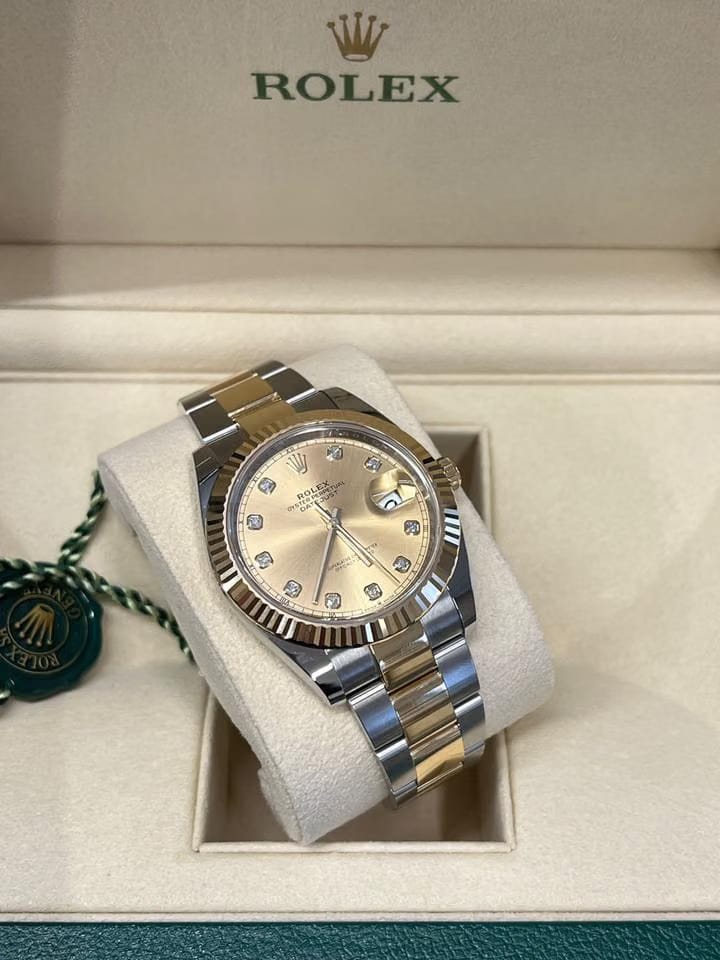 Rolex | Datejust | 126333 | Gold/Steel | 41 mm | Gold/Steel | Blue | Automatic
