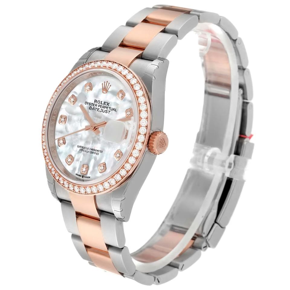Rolex | Datejust | 126281RBR | Gold/Steel | 36 mm | Gold/Steel | Mother of pearl | Automatic