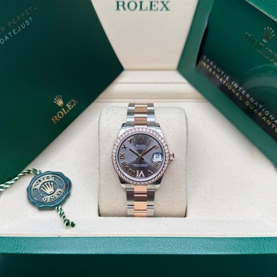 Rolex | Datejust | 278381RBR | Gold/Steel | 31 mm | Gold/Steel | Grey | Automatic