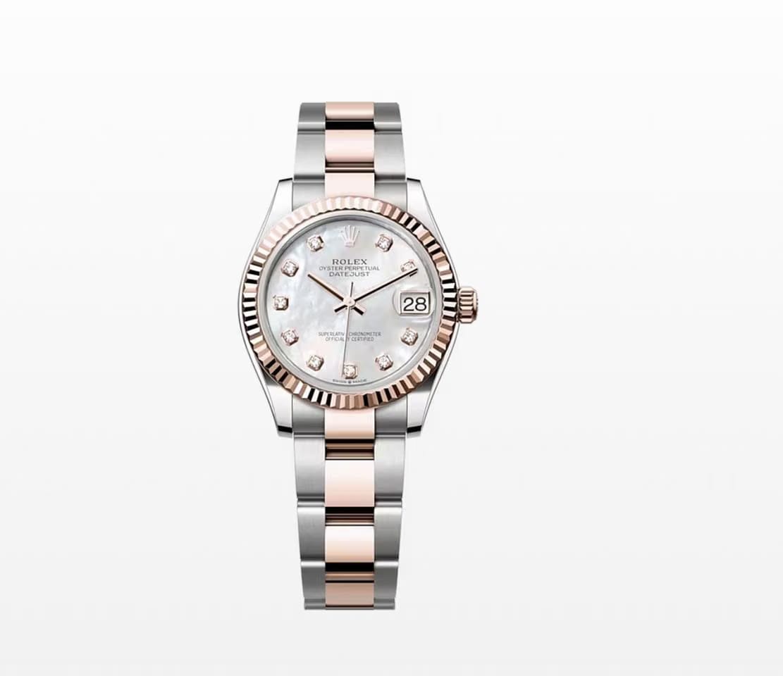 Rolex | Datejust | 278271 NG WHITE OYS | Gold/Steel | 31 x 37 mm | Gold/Steel | Mother of pearl | Automatic
