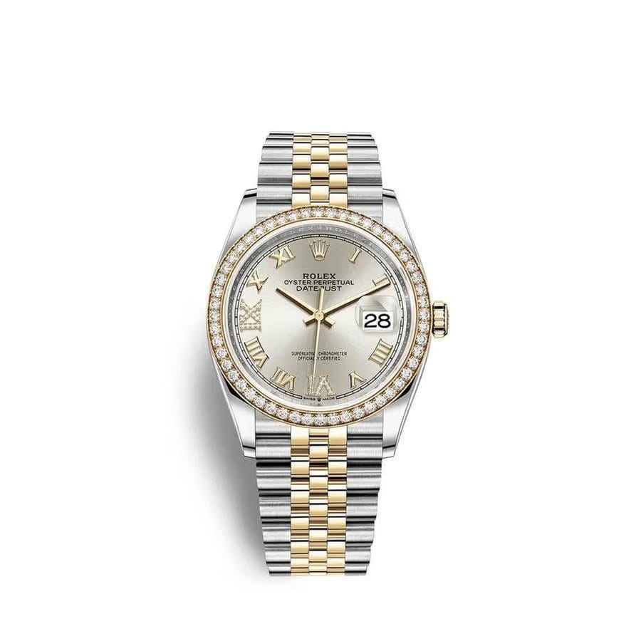 Rolex | Datejust | 126283rbr | Gold/Steel | 36 mm | Gold/Steel | Silver | Automatic