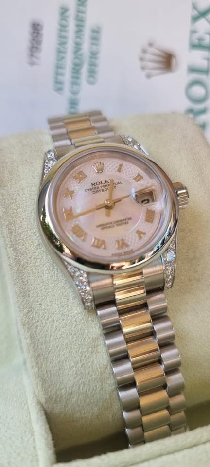 Rolex | Datejust | 179296 | Platinum | 26 mm | Platinum | Pink | Automatic