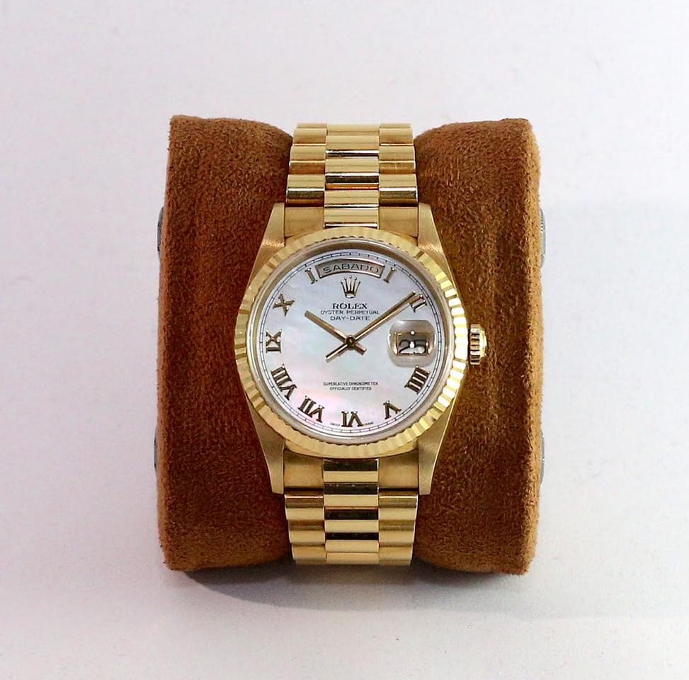 Rolex | Day-Date | 18238 | Yellow gold | 36 mm | Yellow gold | Mother of pearl | Automatic
