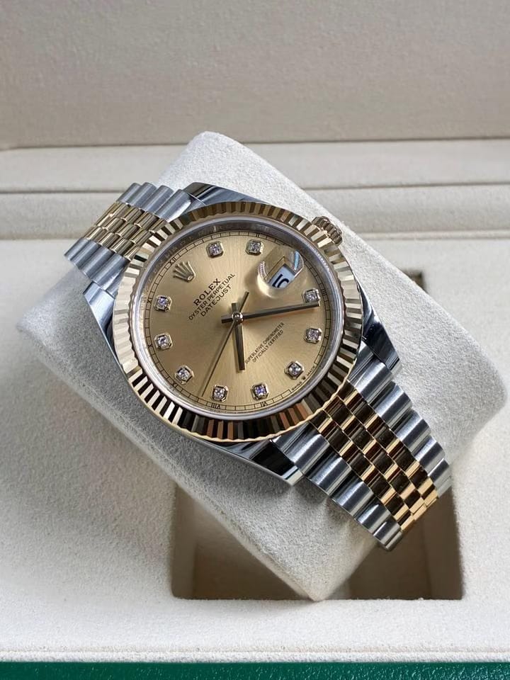 Rolex | Datejust | 126333G | Yellow gold | 41 mm | Yellow gold | Champagne | Automatic