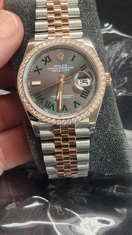 Rolex | Datejust | 126281RBR | Gold/Steel | 36 mm | Gold/Steel | Grey | Automatic
