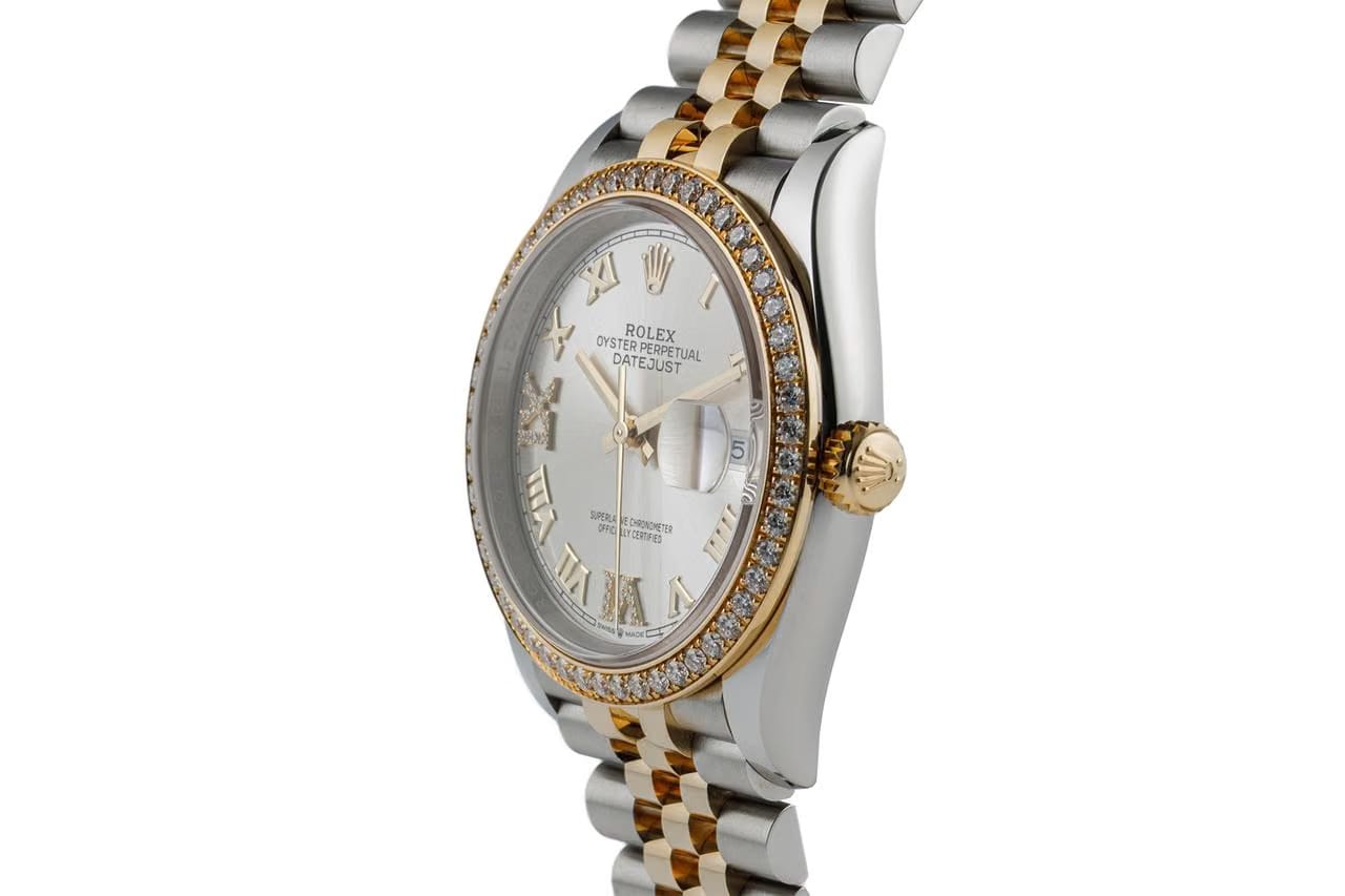 Rolex | Datejust | 126283RBR | Gold/Steel | 36 x 44 mm | Gold/Steel | Silver | Automatic