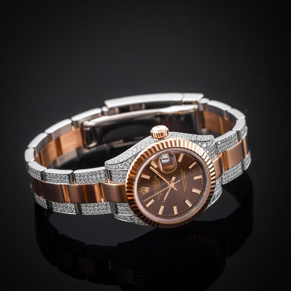 Rolex | Datejust | 278271 | Rose gold | 31 x 37 mm | Gold/Steel | Brown | Automatic