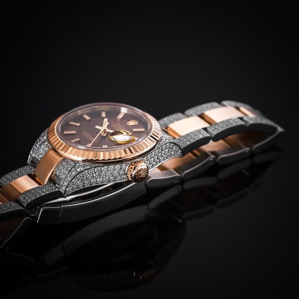 Rolex | Datejust | 278271 | Rose gold | 31 x 37 mm | Gold/Steel | Brown | Automatic