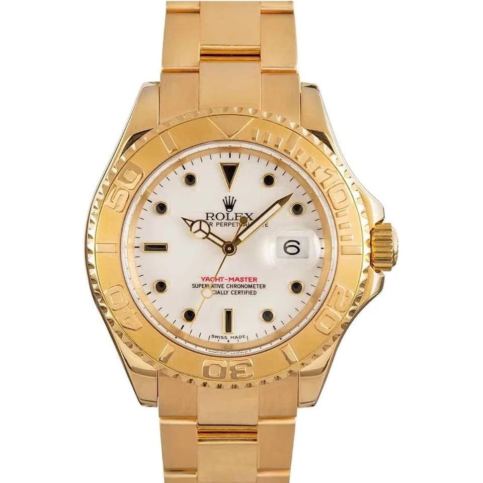 Rolex | Yacht-Master | 16628 | Yellow gold | 40 mm | Yellow gold | White | Automatic