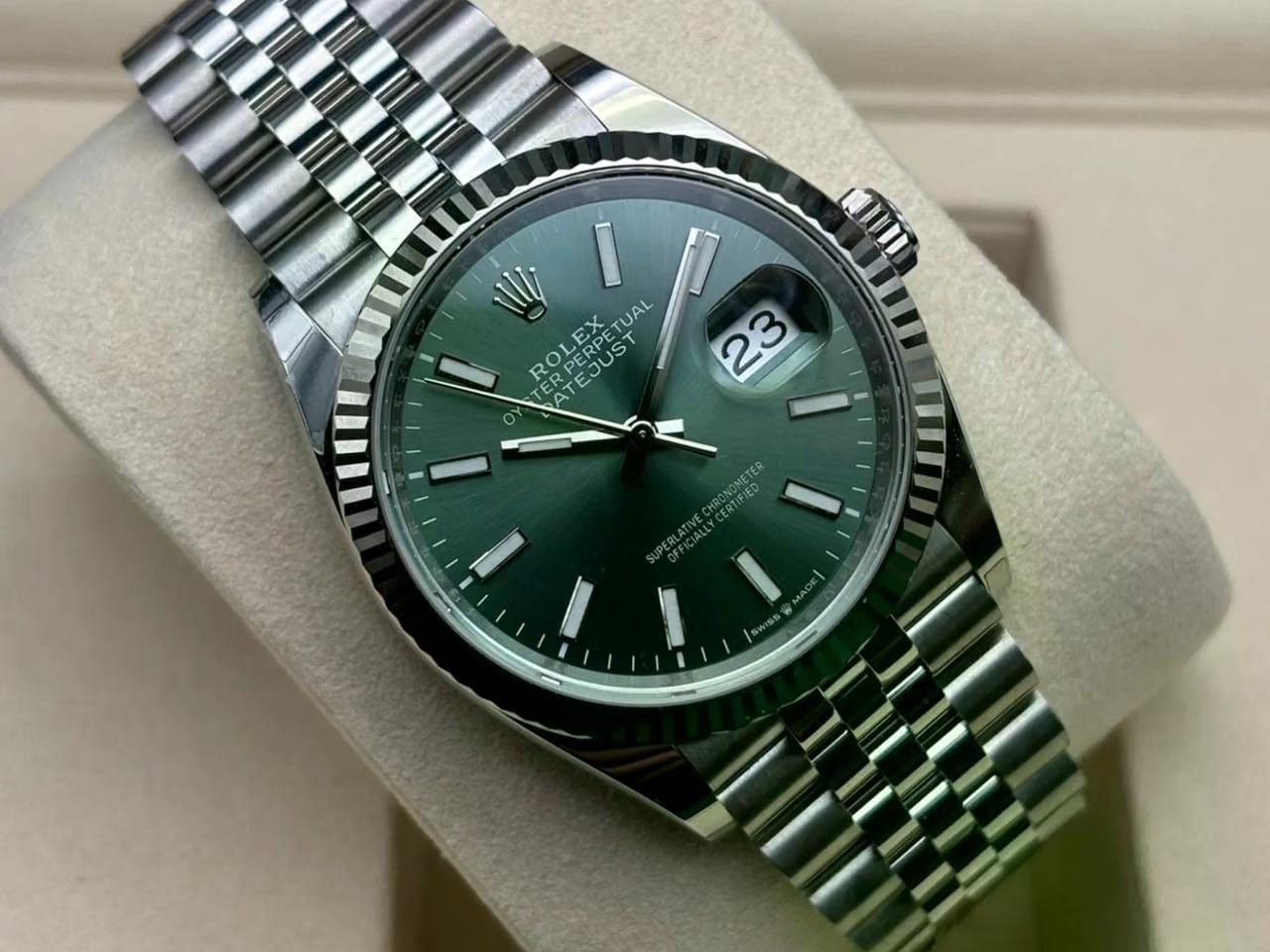 Rolex | Datejust | 126234 OMAN | Steel | 36 mm | Green | Automatic