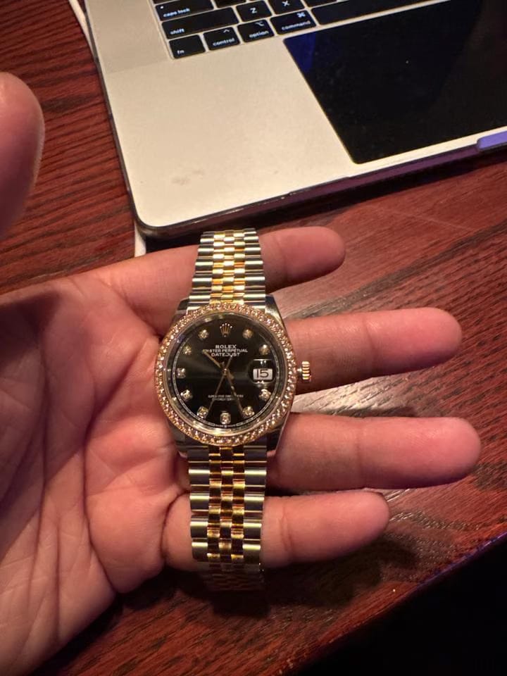 Rolex | Datejust | 126283RBR | Gold/Steel | 36 mm | Gold/Steel | Black | Automatic